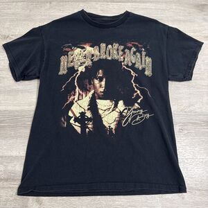 NBA YoungBoy Shirt Never Broke Again Men's Black Medium Rap Tee Runs Small